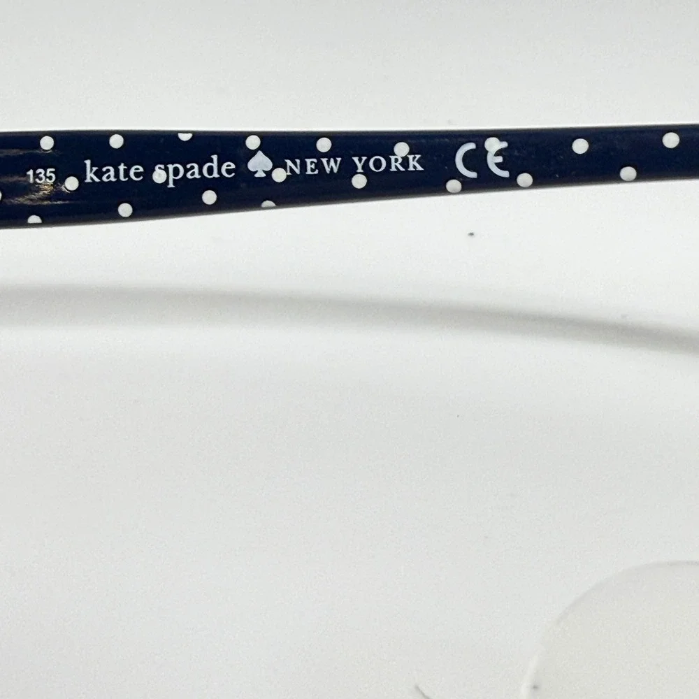 Kate Spade‎ Ambrosette DA4 Blue Polka Dot Eyeglasses Frames 52 17 135 22097